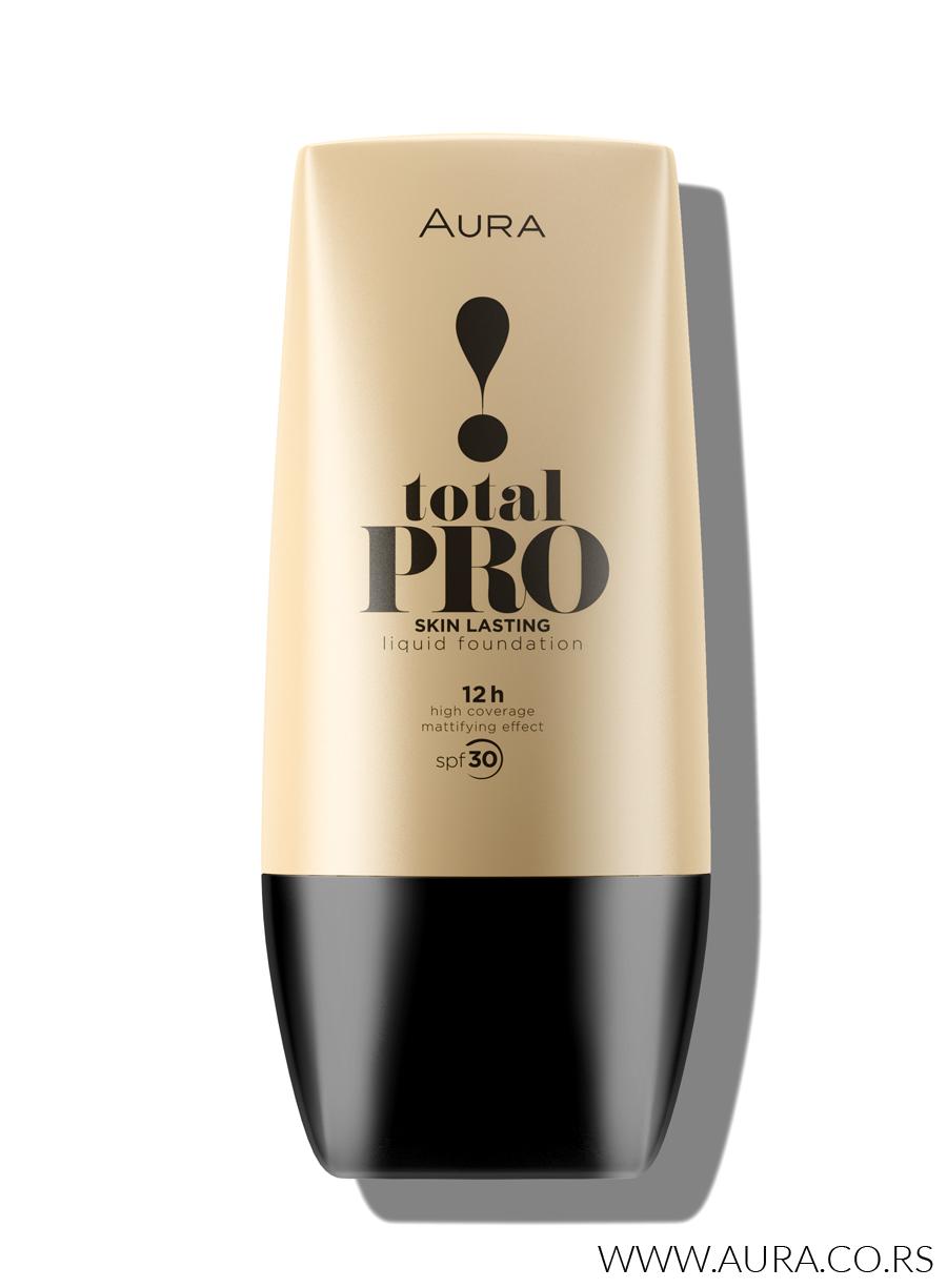 Liquid foundation high coverage effect TOTAL PRO 411 Creme 