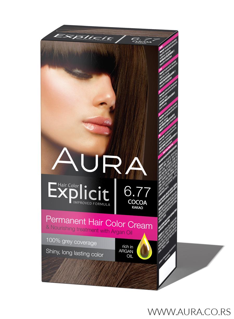 Explicit hair colour 6.77 Cocoa 