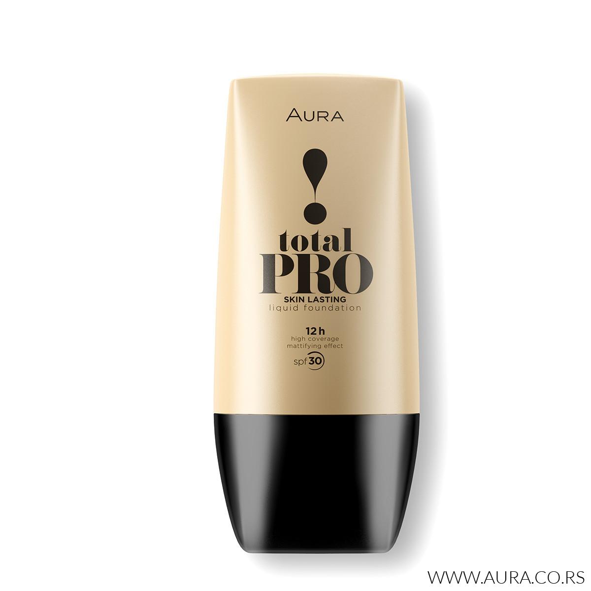 Liquid foundation high coverage effect TOTAL PRO 411 Creme 